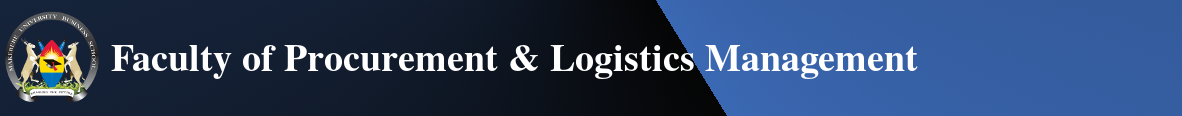 Faculty of Procurement & Logistics  Management Logo